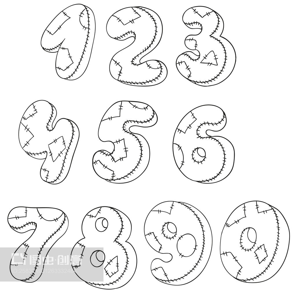 數(shù)字枕頭的平面設(shè)計美學(xué) 數(shù)字、形狀與舒適感的融合